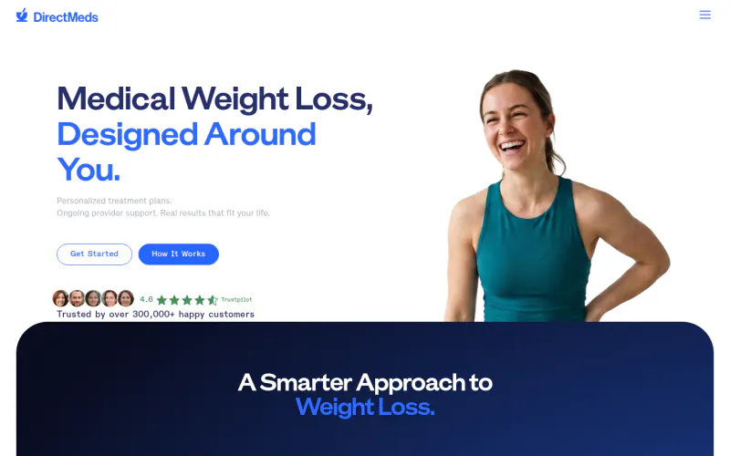 Direct Meds GLP-1 pricing page screenshot