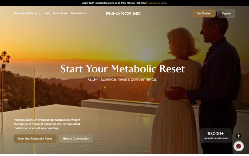 Enhance MD homepage