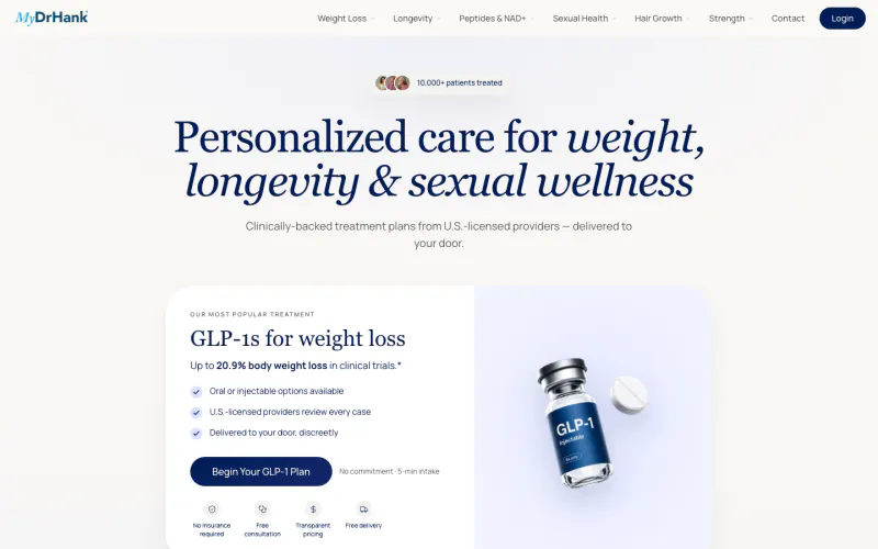 MyDrHank homepage