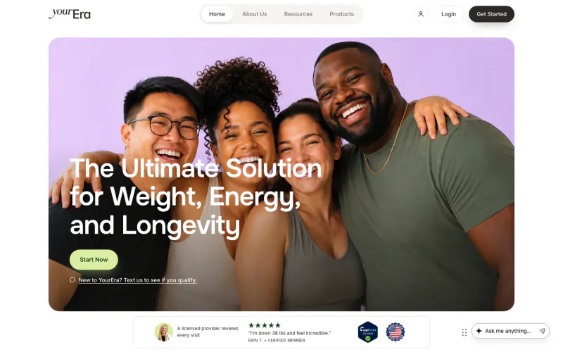 YourEra homepage
