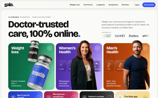 Gala Health website