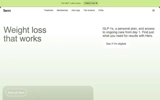 Hers homepage