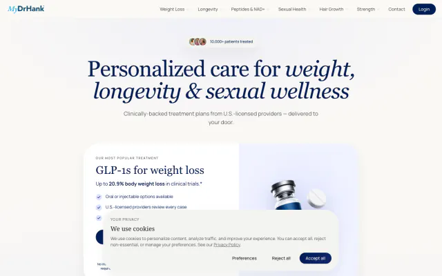 MyDrHank website
